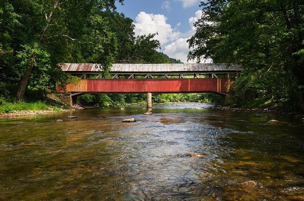 Lower Humbert Covered Bridge Spanning Laurel Hill Creek Laurel Highlands-Pennsylvania